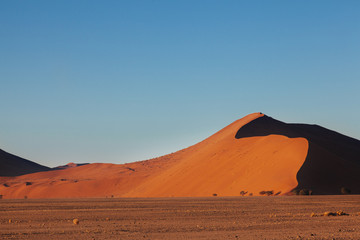 Fototapeta na wymiar Sossusvlei. Dune 45. Namib Desert