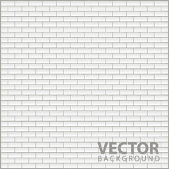 Fototapeta na wymiar Vector background with white bricks