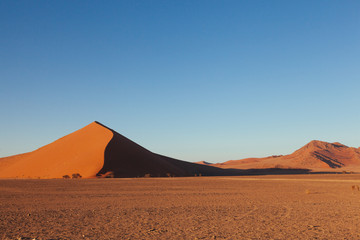 Fototapeta na wymiar Sossusvlei. Dune 45. Namib Desert