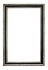 Fototapeta premium Silver frame for paintings, mirrors or photos
