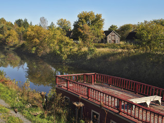 Fototapeta premium The Erie Canal Village