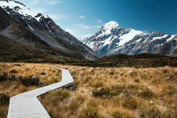 Hooker Valley Track and Mount Cook