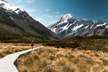 Hiking to Mount Cook