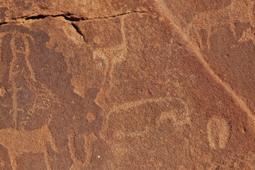 Twyfelfontein , Namibia desert