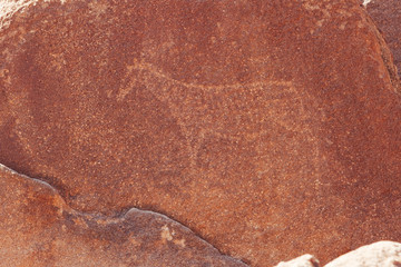 Twyfelfontein , Namibia desert