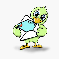 Liebesbrief Vögelchen 