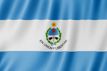 Flag of San Juan Province, Argentina - obrazy, fototapety, plakaty