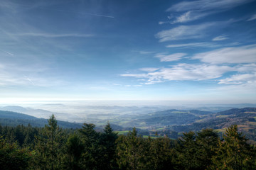 Fototapeta na wymiar Landschaft Bayerischer Wald