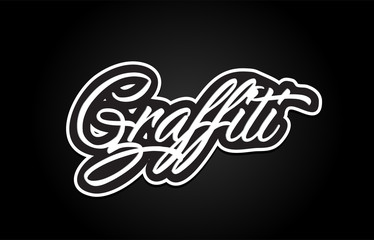 graffiti word text banner postcard logo icon design creative concept idea