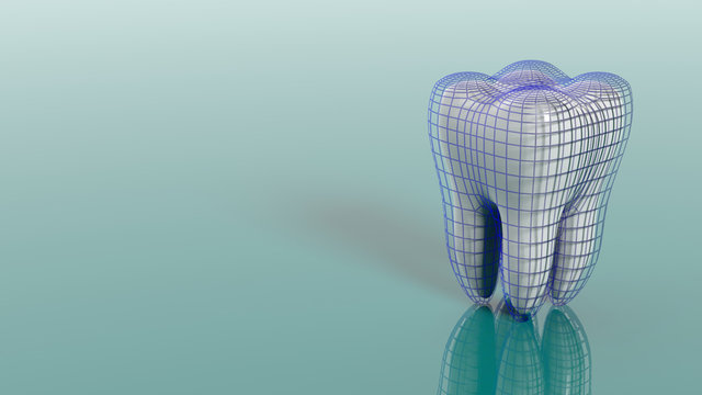 Dental protection concept. 3d illustration
