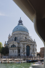 View of Basilica of Santa Maria della Salute, 21 July 2017 Venice, Italy