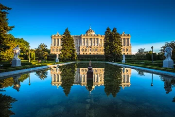 Foto auf Acrylglas Madrid Königspalast, berühmtes Denkmal der Stadt Madrid
