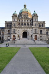 Fototapeta na wymiar British Columbia Legislature, Victoria, Canada