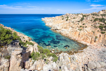 Beautiful sea coastline, Sardinia, Italy