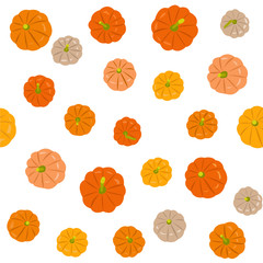 Pattern with pumpkins