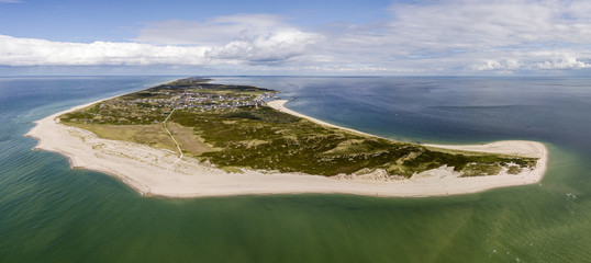 Aerial view of Sylt island, nothern Germany - obrazy, fototapety, plakaty