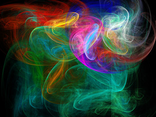 Abstract fractal background