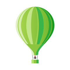 hot air balloon. vector illustration