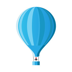 hot air balloon. vector illustration