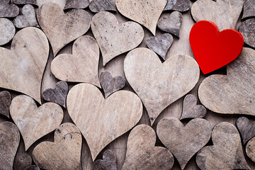 Obraz premium Valentine day greeting card.