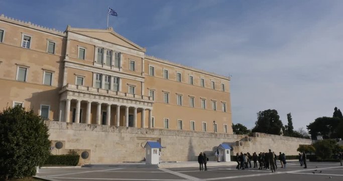 Athens Greece - Changing of the Guards, Evzones Hellenic Army
