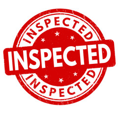 Inspected sign or stamp
