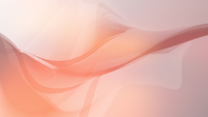 background warm orange red wave flow abstract soft light sky pastel vector