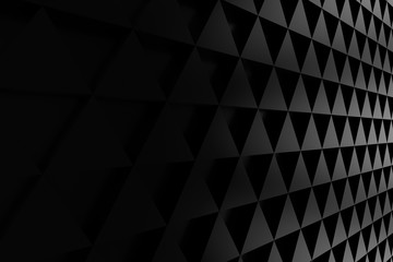 3D rendering of abstract triangle background