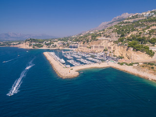 Mediterranean sea marina (Spain, Costa Blanca)