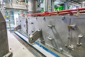 Equipment inside chemical production 