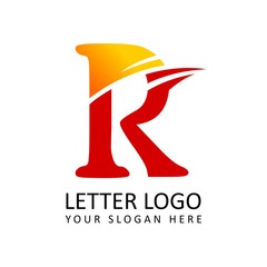 Letter R Flash Logo