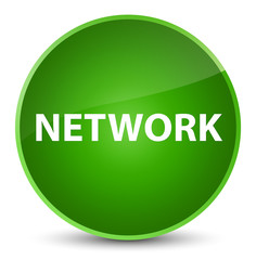 Network elegant green round button