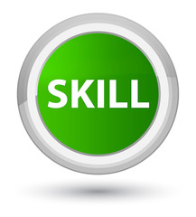 Skill prime green round button