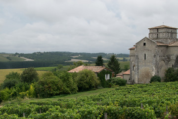 Fototapeta na wymiar French Church in the countryside