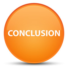 Conclusion special orange round button