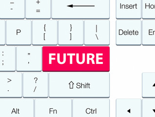 Future pink keyboard button