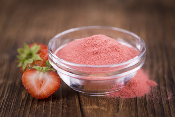 Homemade Strawberry powder