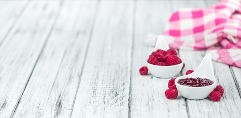 Fresh made Raspberry Jam