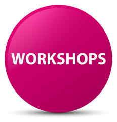 Workshops pink round button