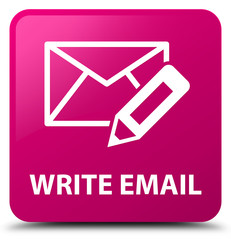 Write email pink square button