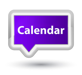 Calendar prime purple banner button