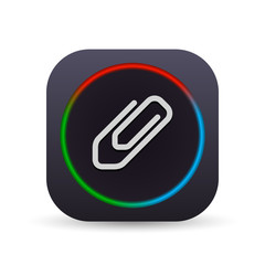 Dark MultiColor Web Button