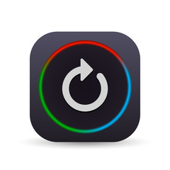 Dark MultiColor Web Button