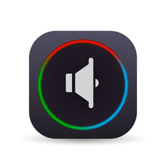 Dark MultiColor Web Button