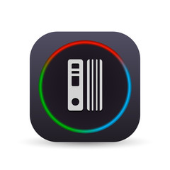 Dark MultiColor Web Button