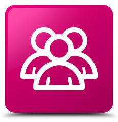 Group icon pink square button