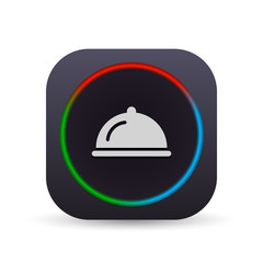 Dark MultiColor Web Button