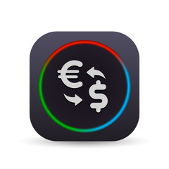 Dark MultiColor Web Button