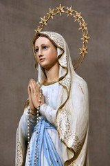 Vierge-Marie. Eglise Sainte-Marie-Majeure. Santa Maria Maggiore. Italie. / Virgin Mary. Santa Maria Maggiore church. Santa Maria Maggiore. Italy..