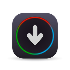 Dark MultiColor Web Button